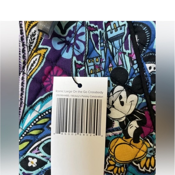 Vera Bradley Disney Mickey and Minnie crossbody should bag NEW - Picture 7 of 10
